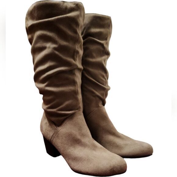 Maurices Slouchy‎ Mid Calf Bbots Tan Size  91/2 NWOT - Picture 1 of 6